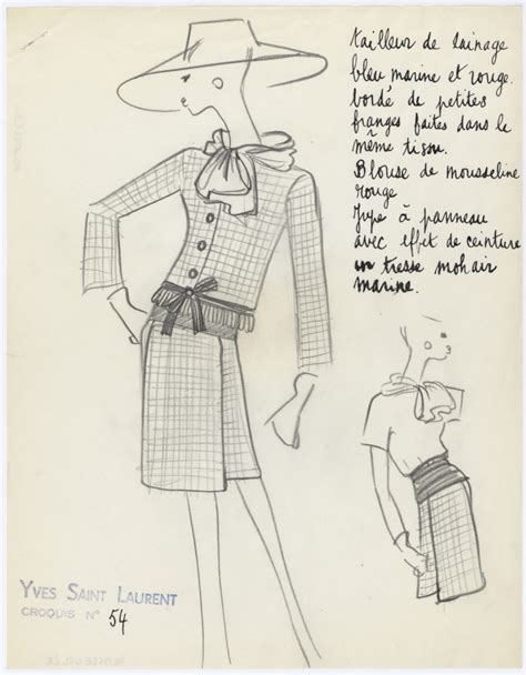 yves saint laurent old collections|yves Saint Laurent collection 1962.